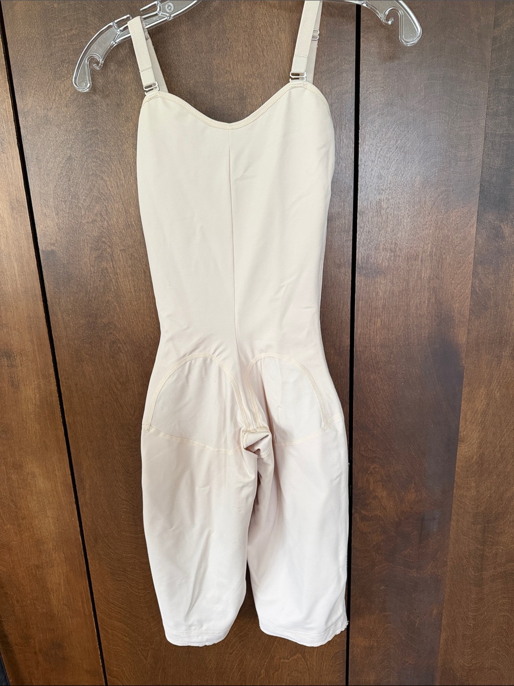 Seamless Nude Shapewear Bodysuit with Adjustable Straps